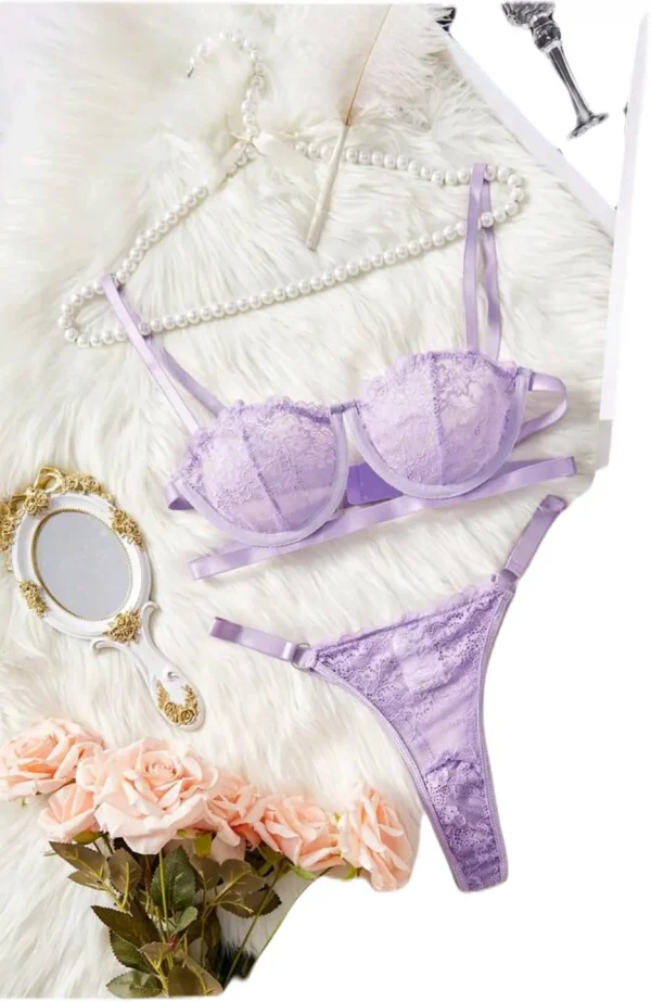 one piece set in purple