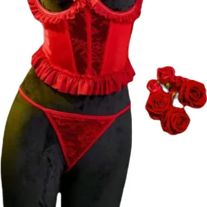 No strap top with bottom set