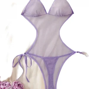 Braless one piece set