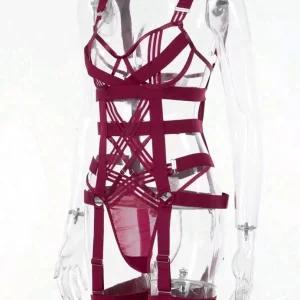 Brugundy Lace  Suit