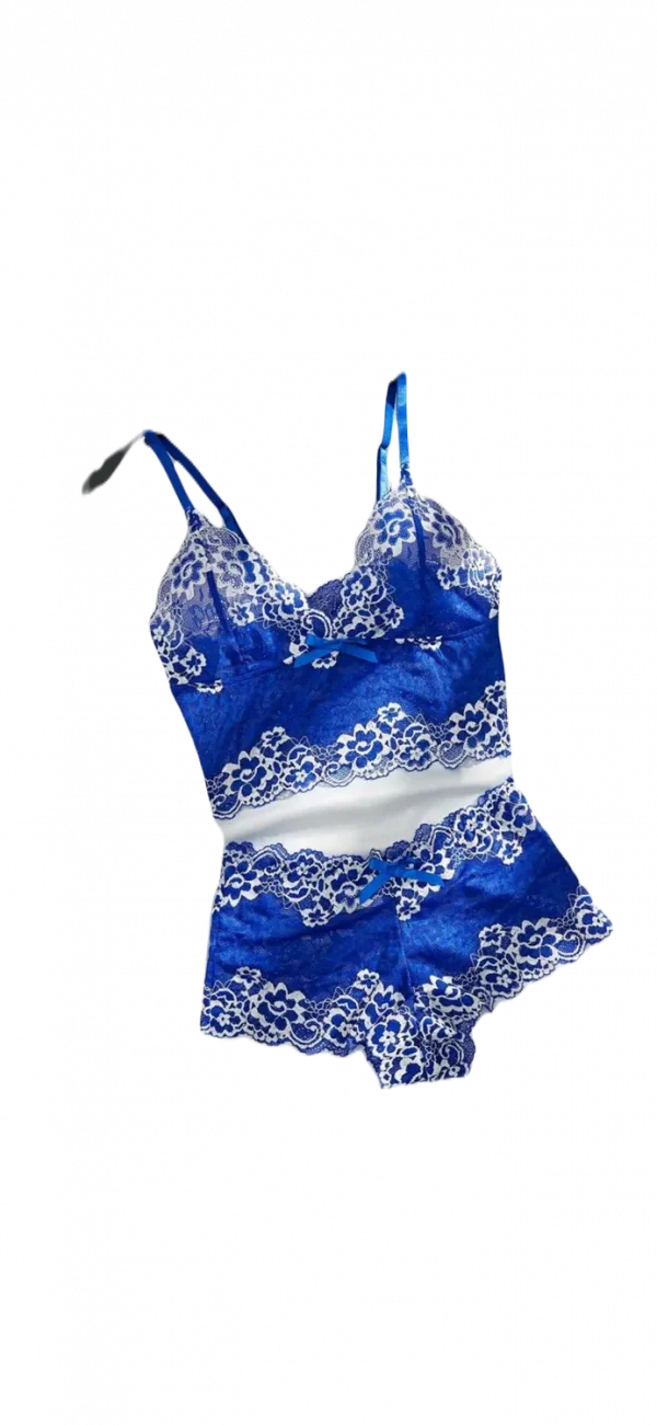 lace blue set